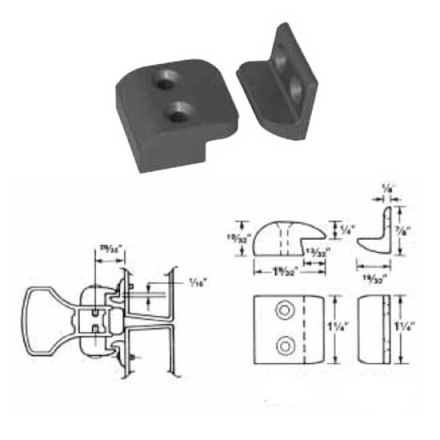 Von Duprin 154 Mullion Stabilizer Package