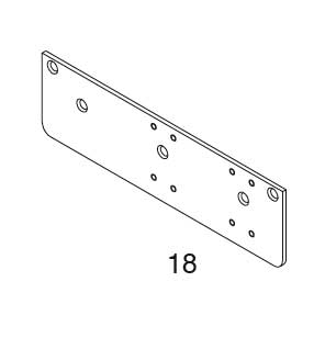 LCN 18 Drop Plate for Pull Side Mounting
