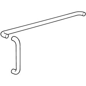 Push Bar w/Handle 422X26