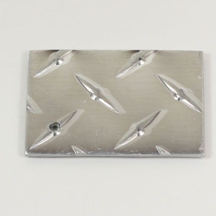 Aluminum Diamond Plate Kick Plate, .063 inches thick