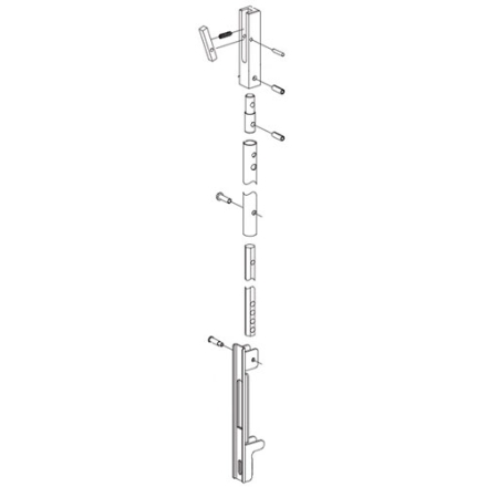 Von Duprin 050053 5547 Top Rod Kit 6'8"-8' Door