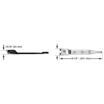 Jackson Door Closer Center Hung Arm - 202000
