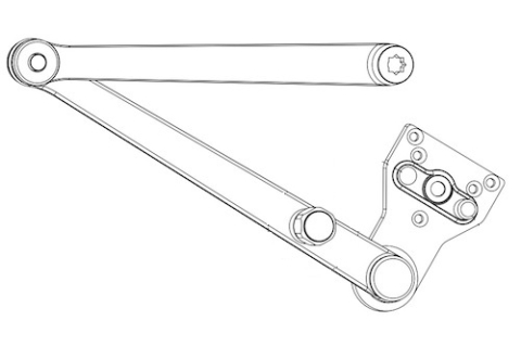 Norton 6870T-8 CloserPlus Hold Open Arm