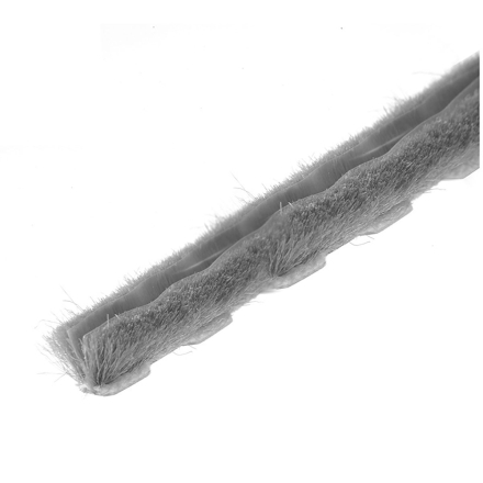 Zipper Pile Weatherstrip .187 Backing - .200 Pile Height-100' Roll