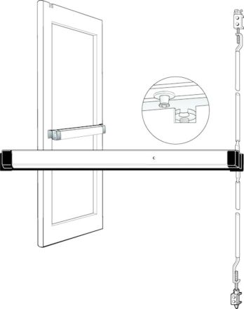Adams Rite 2860 Adams Rite Exit Devices and Panic Hardware